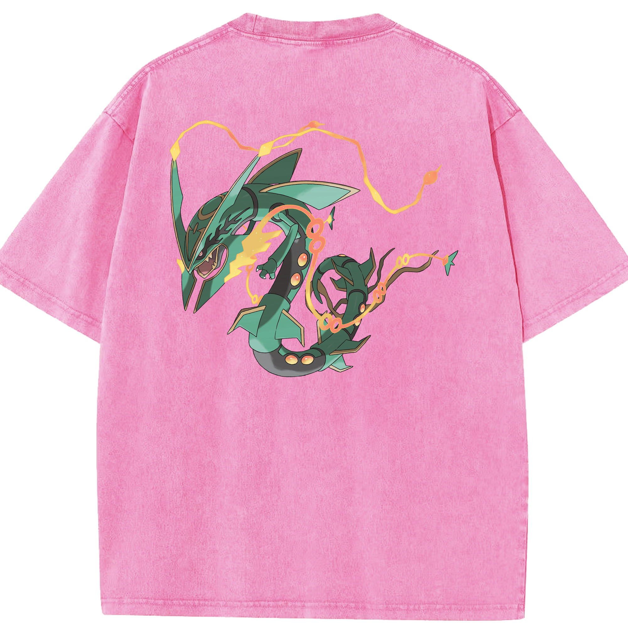 （画像用） ポケットモンスター Pokémon 綿100% ヴィンテージ風 半袖Tシャツ（背面プリント）